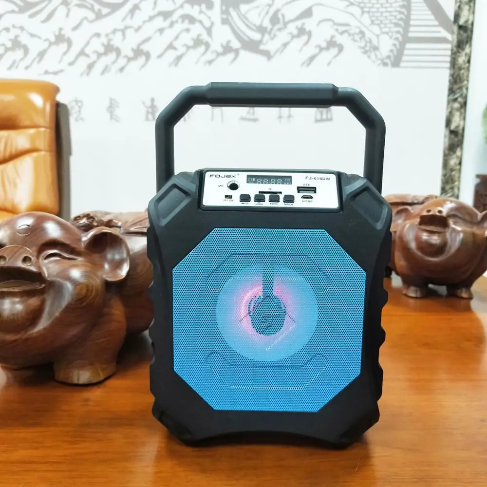 Wireless Bluetooth Speaker Support TF Card AUX U Disk Play Birthday Gift Outdoor Dance Promotion HiFi Bass Portable Subwoofer |