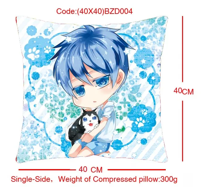 see chart Баскетбольный Аниме Kuroko, индивидуальный Чехол на подушку для дома, спальни, наволочки, мультяшный декоративный Чехол на подушку, унисекс, Новинка - Цвет: see chart
