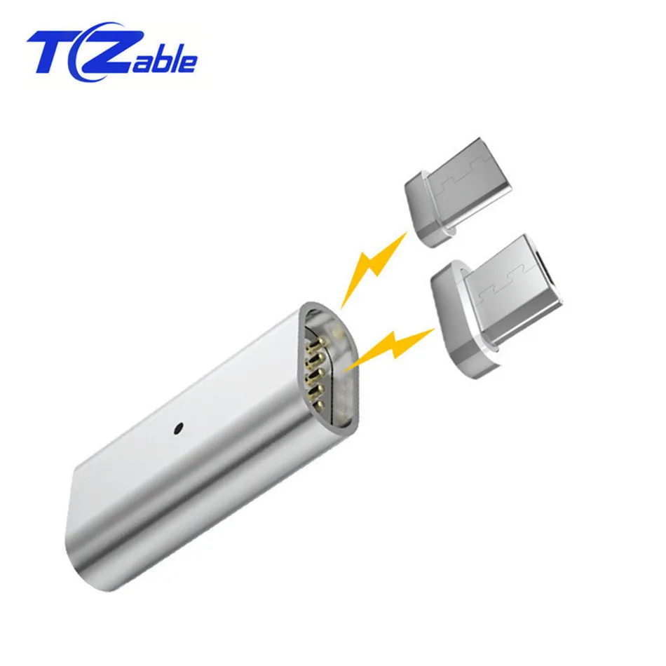 Магнитный адаптер для телефона Магнитный Micro usb type C type-C разъем адаптер быстрой зарядки для samsung Galaxy
