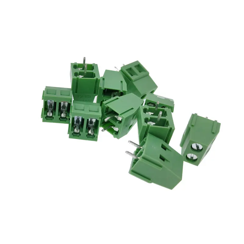 10 шт. Винтовые клеммные колодки DG/KF128 5 0 мм/5 08 PCB 2-контактные клеммы 380 В А |