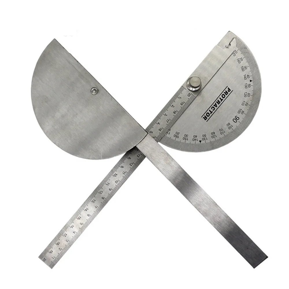 1 шт. транспортир из нержавеющей стали с круглой головкой поворотное Угловое