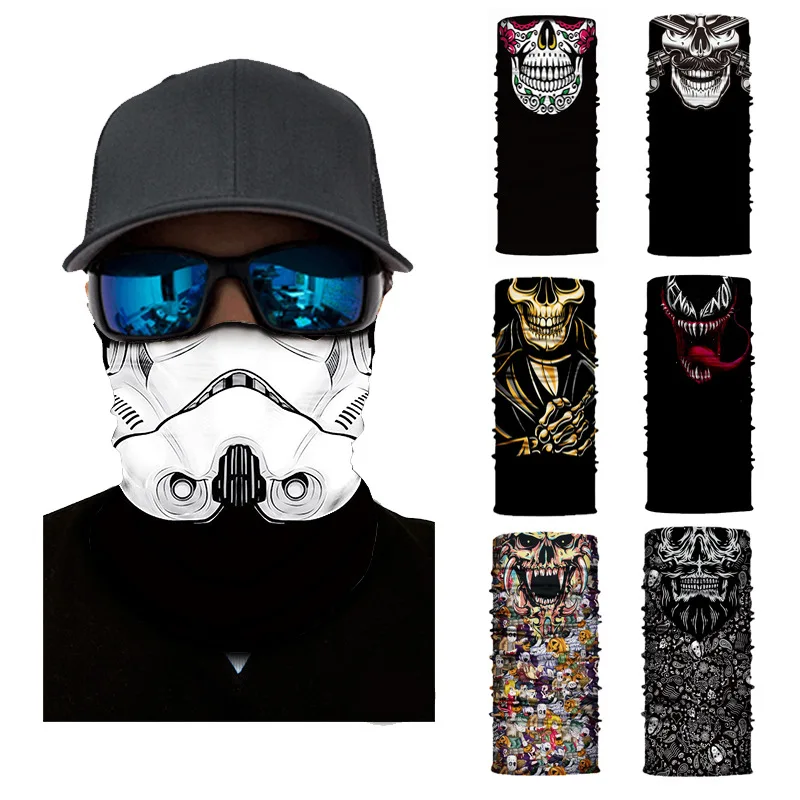 Summer Punisher Neck Gaiter Sport Scarf Cycling Bandana Venom Braga Cuello Buff  Hombre Ski Mask Motorcycle Face Cover Balaclava - AliExpress