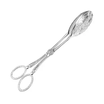 

Multifunctional Clamp Vintage Retro Bread Cake Clip Zinc Alloy Food Serving Tong for Barbecue Buffet Party Kitchen Utensil