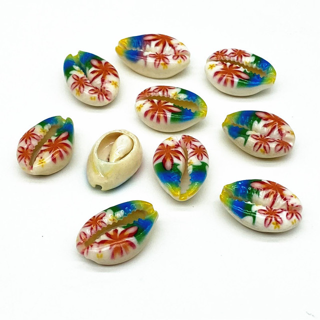 Multicolor Natural Shell Loose Spacer Beads 10-20mm Oval Beaded For Jewelry Charm Necklace Bracelet Accessory #ZZ04
