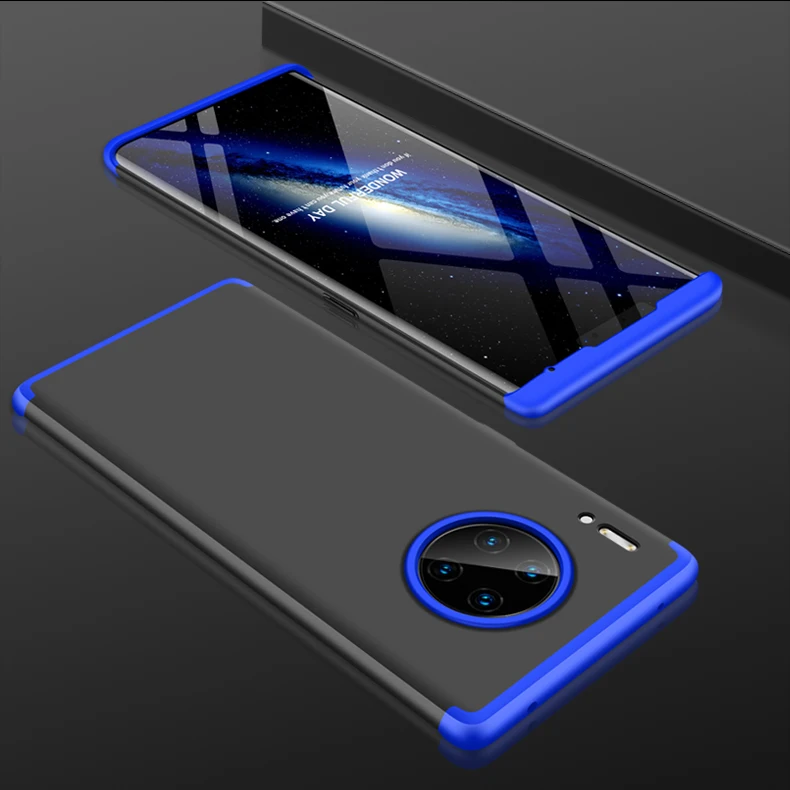 Для huawei mate 30Pro 5G 360 Полный ТПУ силиконовый чехол для huawei mate 30 Pro чехол матовый армированный гибридный защитный чехол для задней панели телефона