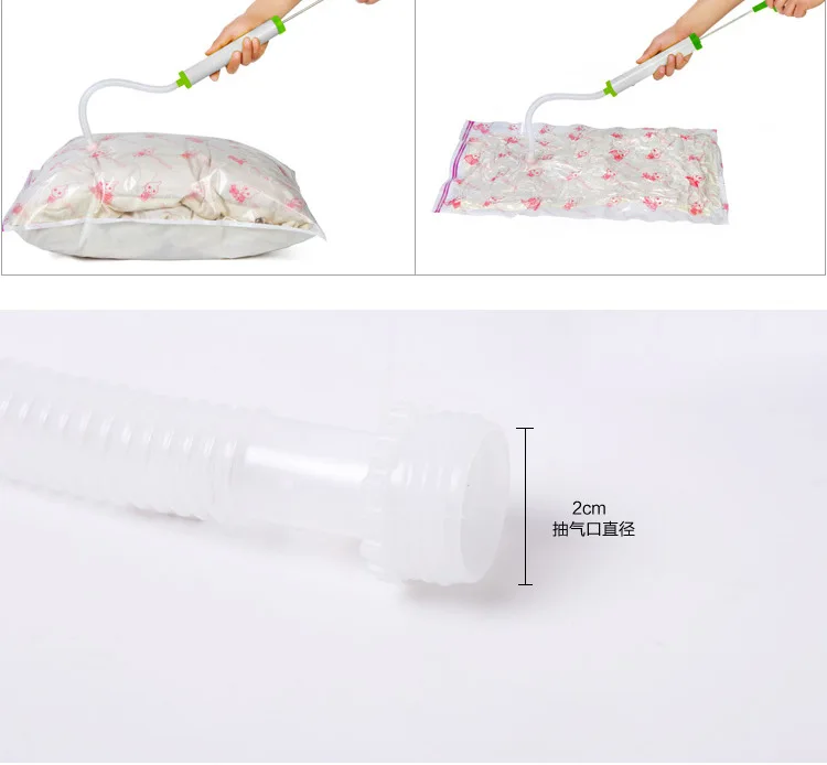 WENBO Compression Bag Only Manual Air Pump New Style Manual Aspirator Vacuum Compression Bag Hand Pump