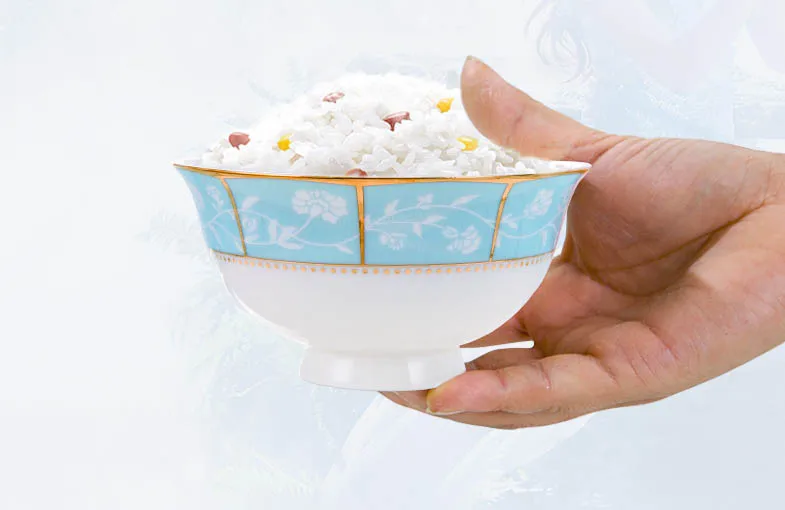 Цзиндэчжэнь керамика посуда блюдо чаши для риса и супа чаша салатная лапша тарелка столовая Посуда Наборы для кухни, суповая посуда