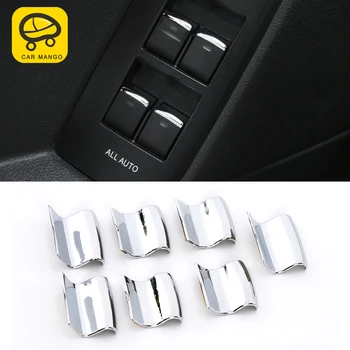 

CarManGo for Toyota Land Cruiser Prado 150 2018 2019 Car Door Gate Window Lift Switch Trim Frame Sticker Interior Accessories