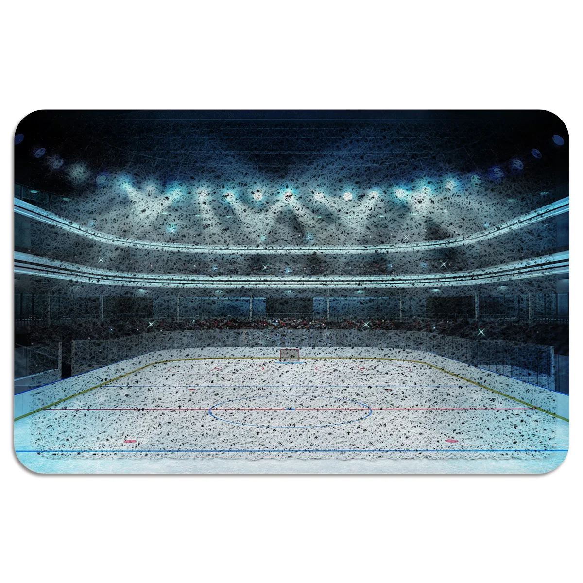 Arena хоккейный дверной коврик для удаления пыли проволочная петля коврик для ног коврик для прихожей кухонный коврик для ванной нескользящий коврик для входной двери домашний декор