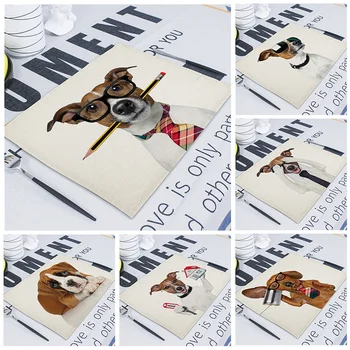 

1pc Cartoon Beagle Tea Towels for Kitchen Linen Animal Wedding Napkin Cute Puppy Dog Home Decor for Napkins Tea Mat Geschirrtuch