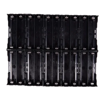 

10x Battery Holder Box Case Black for 2x 13.7V 18650 Battery