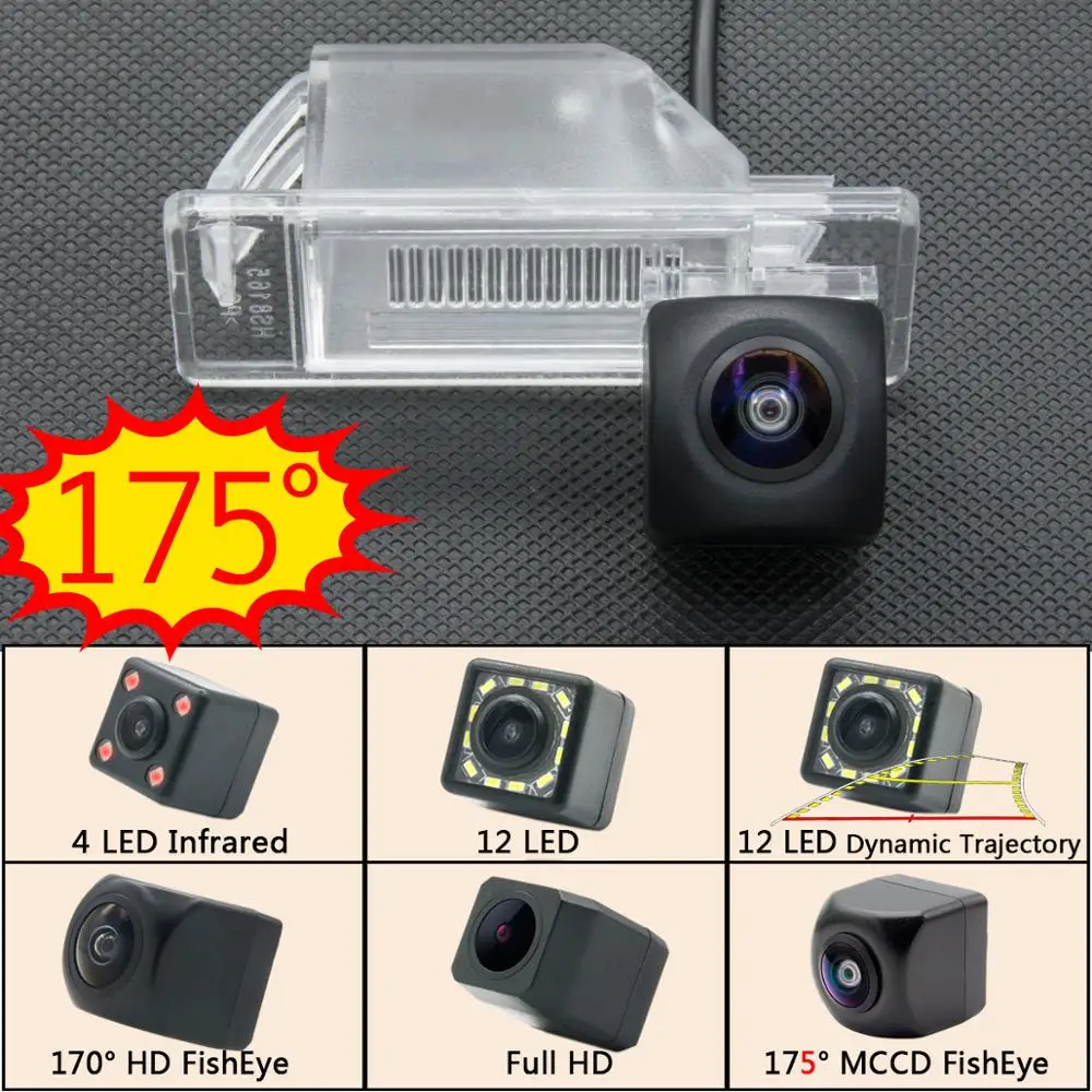 Фотокамера 175 градусов 1080P рыбий глаз для Nissan Juke Sunny Versa Sedan NV200 Infiniti ESQ Almera March