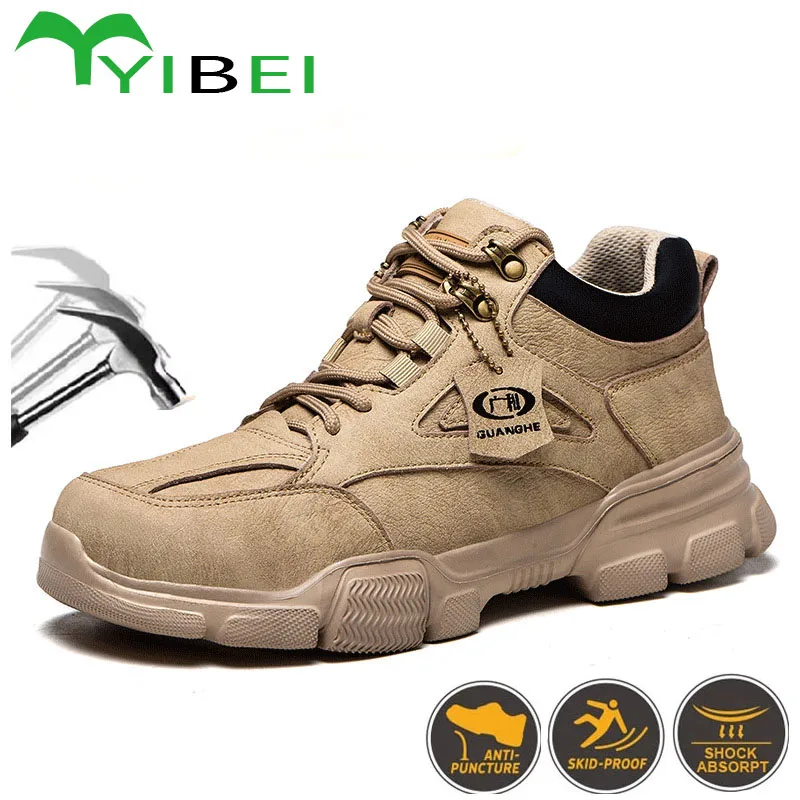Safety-Shoes Breathable Anti-Smash And Can-Wear All-Seasons Mens