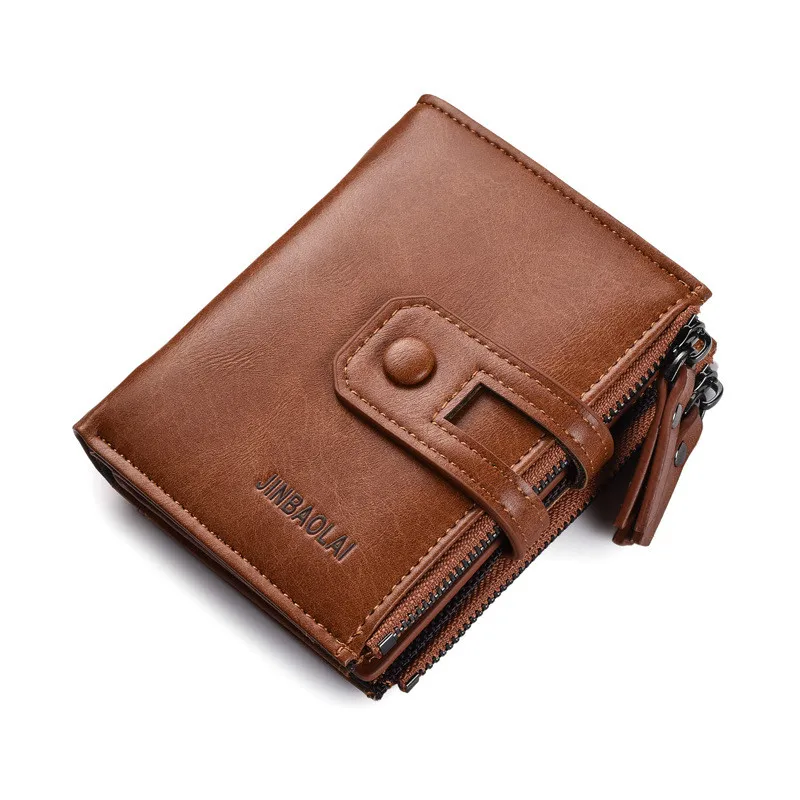 

Men's Wallet Coin Pocket Passport Short Purse for Men Card Holder High Quality Genuine Leather Wallet Dropshipping