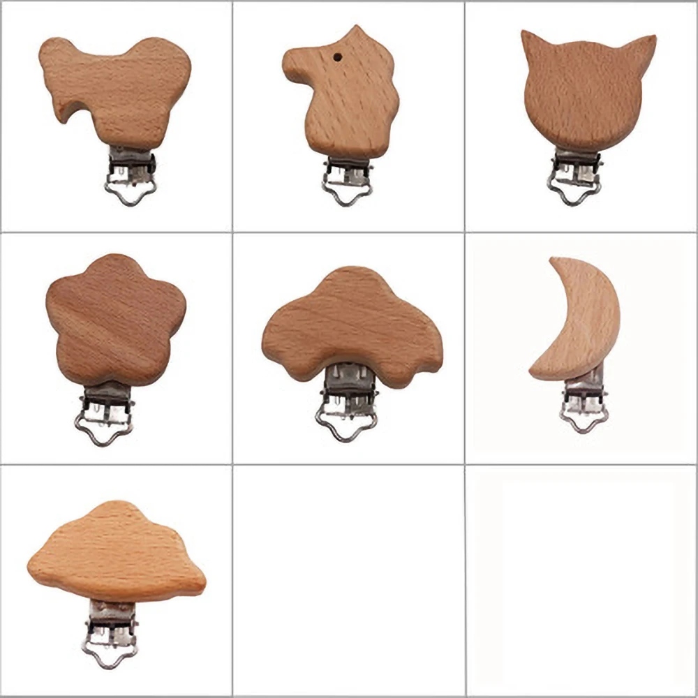 Baby Teether Safety Wood Animal Teethers for Baby Infant Kids Chew Tooth Toys Baby Dental Care Strengthening Tooth Training