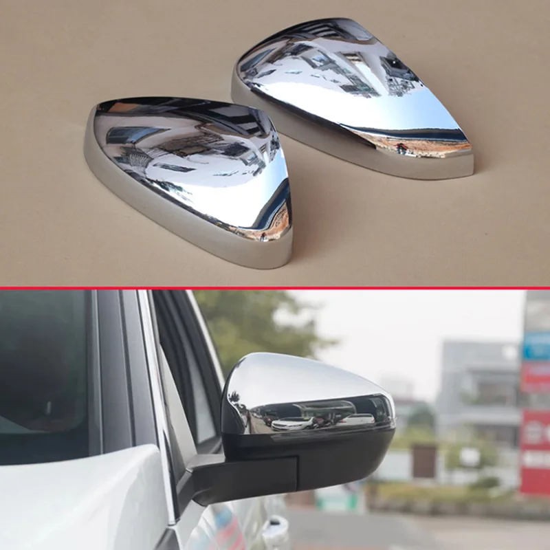 Хромированные автомобильные зеркала, глянцевые пары, аксессуары для peugeot 3008 5008, Накладка заднего вида