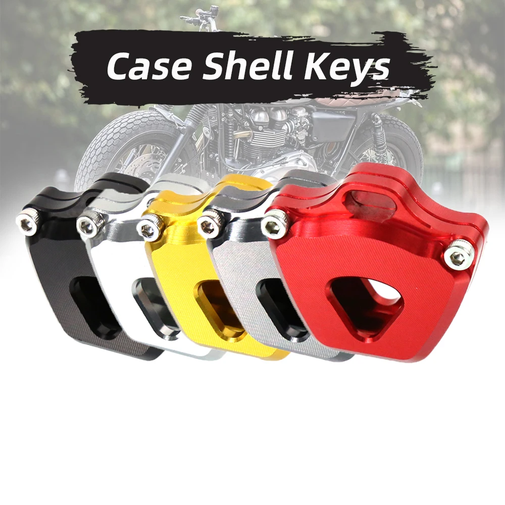 

REALZION CNC Motorcycle Key Case Shell Cover protection For Triumph 1050 T955 Street Triple 675 Tiger 800 Tiger800 Triumph1050