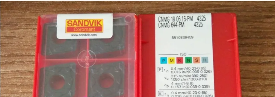 10 шт. вставки карбида CNMG190616-PM 4325