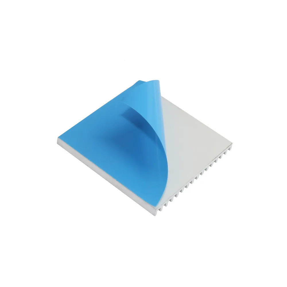 20 stücke 50x50x4mm Aluminium Kühlkörper kühlkörper Kühlung für Elektronische Chip Wärmeableitung Mit Thermische leitfähigen Band – Detail 4