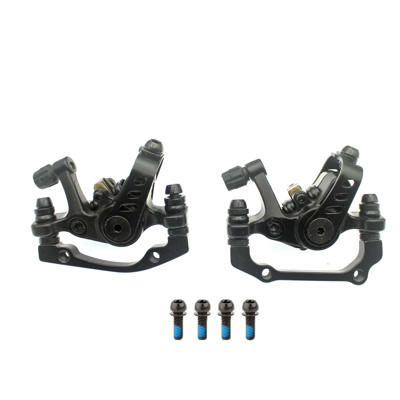 Mountain Bicycle Disc Brake Bicycle Disc Brake Mountain Bike Disc Brake MTB Road Bike Mechanical Disc Brake F160 R160 Bicycle Brake Caliper Bilateral Aluminum Alloy Double Fiido D2 E-bike