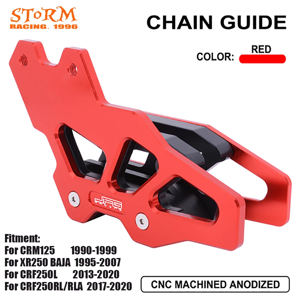 Motorcycle Chain Guard Aluminum Guide For Honda CRM125 XR250 BAJA CRF250L