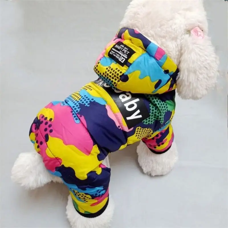 

Pet Dog Clothes Winter Warm Dog Windproof Coat Thicken Pet Clothing For Dogs Costume Jumpsuit Hoodies Jacket Pet Supplies Perros