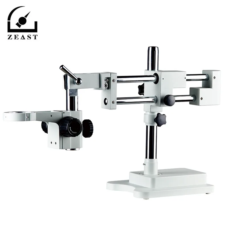 

Universal Double Boom Lab Industrial Zoom Trinocular Stereo Microscope Stand Holder Bracket Arm 76mm Microscope Accessories