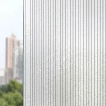 

Thin vertical stripe pattern window frosted glass sticker bathroom anti-glare bathroom film anti-peep shading window film