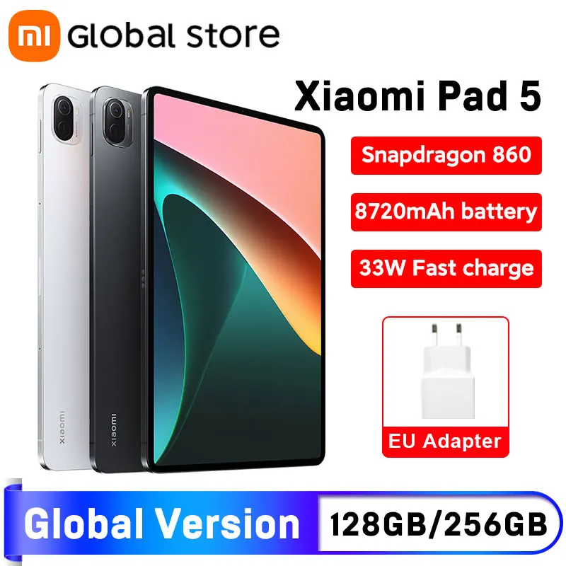 Global Version Xiaomi Pad 5 Tablet Snapdragon 860 120Hz 11inch WQHD+ 2.5K LCD Display 6G 128G/ 256G 8720mAh|Tablets| - AliExpress