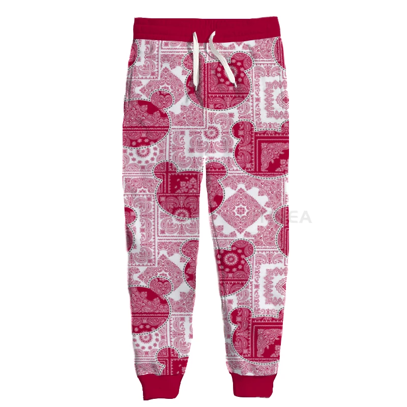 New Fashion Bandana Graphic Spring Autumn Winter Hip Hop Casual Brand 3D Print Paisley Pants Polyester v18 cotton track pants Sweatpants