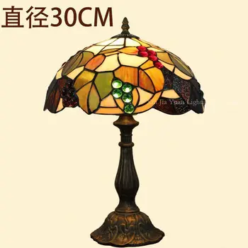

new retro glass bedroom bedside table lamp fashion wine restaurant hotel decorative lamp