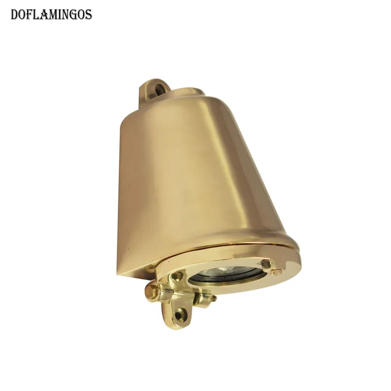 Handmade LOFT Door Wall Lamp Brass Aluminum Horseshoe Luxury Outdoor Waterproof Corridor