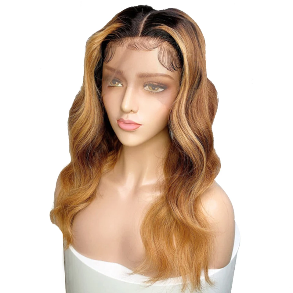 Ali queen парики из натуральных волос на кружеве, бразильские волосы Remy, 13x4& 13x6, кружевные парики 370, Искусственные парики для головы, предварительно выщипанные парики с эффектом омбре, волнистые парики