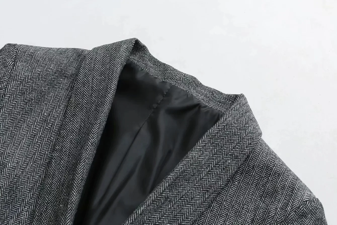 AliExpress EBay INS стиль Европа и Америка женское платье плиссированные рукава Повседневный костюм куртка