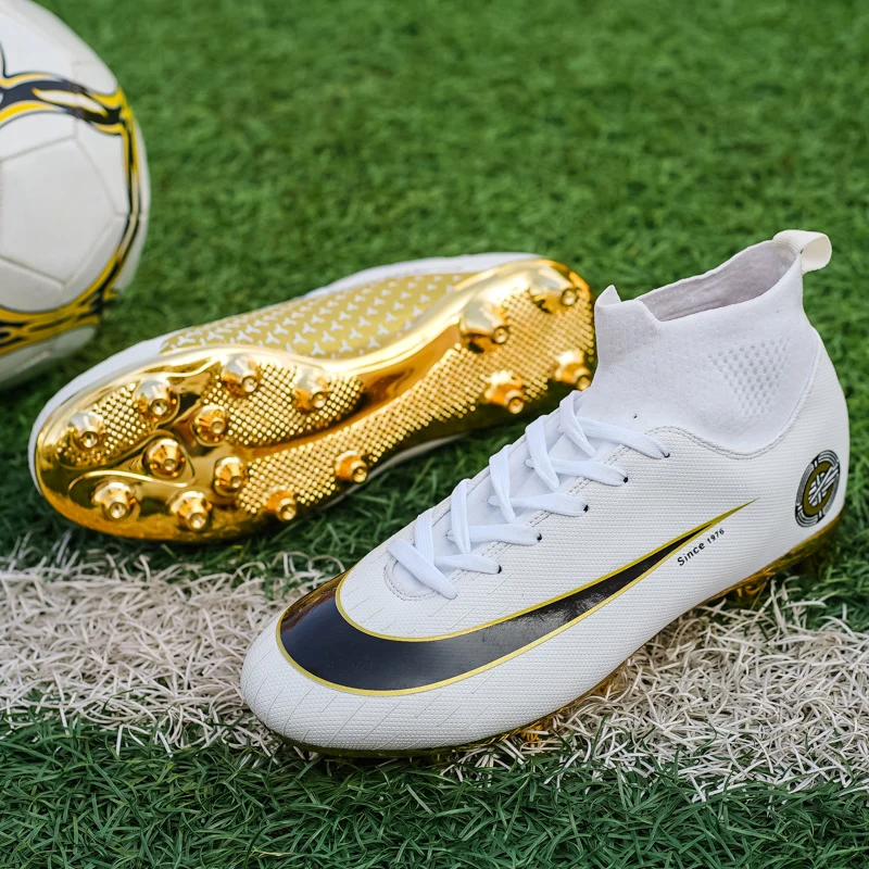 Футбольные бутсы Крытый газон Futsal кроссовки TF& Длинные шипы Мужская обувь футбольные бутсы оригинальные футбольные спортивные ботинки для женщин и мужчин