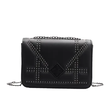 

Women's bag new women's 2020 bag chain strap bag shoulder messenger bag high sense strap bag summer small square bag