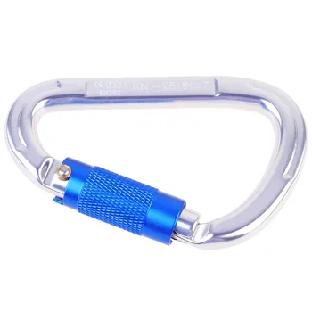 

Climbing Button Carabiner Rock Climbing Safety Lock Yoga Link Buckle Outdoor Sports Buckle Aluminium Magnesium Alloy Loop