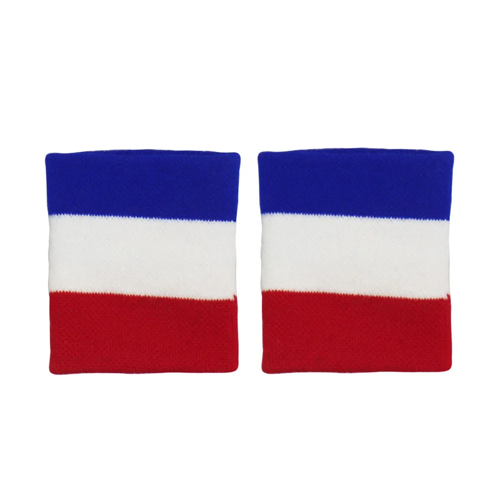 2 шт. спортивные Напульсники хлопок эластичный Баскетбол Бег Фитнес потный