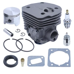 Kit cylindre et Piston 45mm pour Husqvarna 346xp 350 351 353 scie à chaîne, gros alésage 537 25 30 02 Valve de décompression, filtre à huile, ligne de carburant 