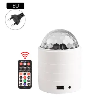 

9 color LED Bluetooth Speaker Disco Ball Light with Mp3 Player Prom Laser Party Light 18W DJ Stage Light Laser Projection Lamp