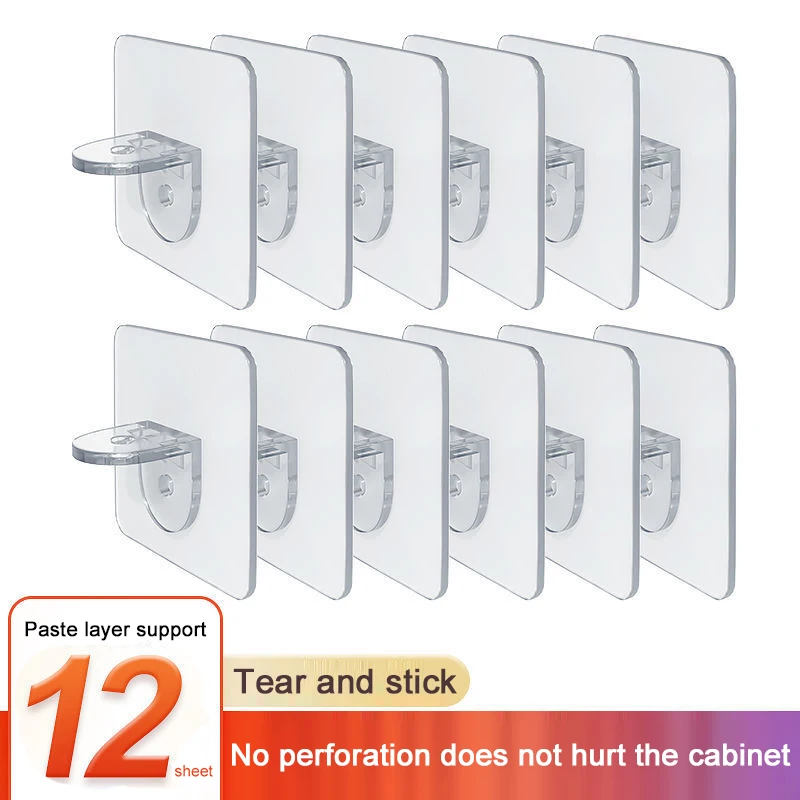 4/8/12pcs Modern Seamless Paste Hook Strong Adhesive Shelf Sticker Bathroom Kitchen Towel Hanger Key | Дом и сад