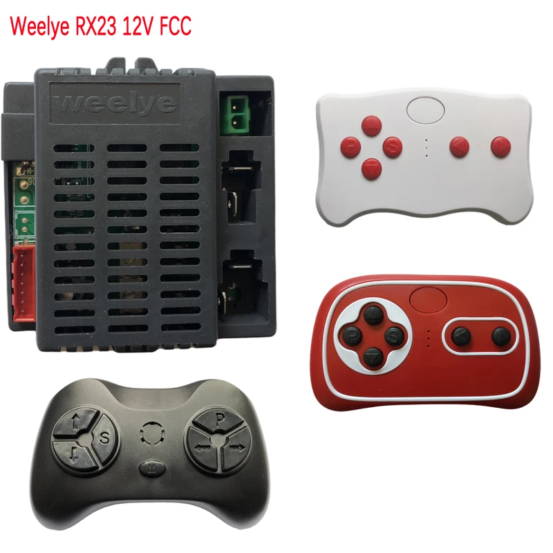 Weelye RX23 12V Children's electric toy car 2.4G remote control transmitter Baby toys controller with smooth start function | Игрушки и