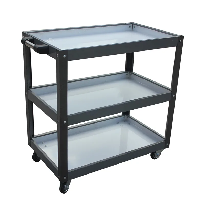 

Ling jian che Three-tier Tool Car Extra-large Thick Maintenance Assembly Workshop Swing Car Truck Storage Shelf