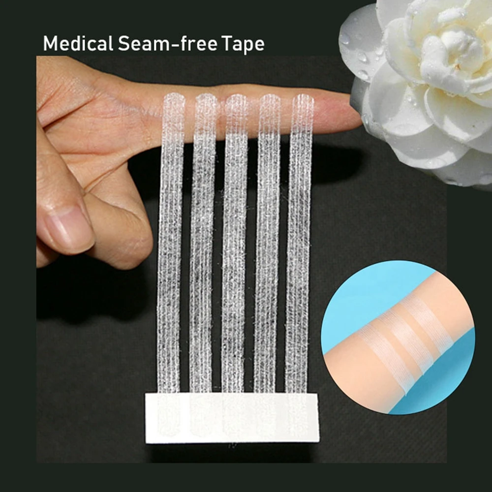 Medical Wound Dressing 1 Set Seam-free Beauty Tape Surgery Postpartum Skin Wound Strip Pull Tight 5 Sizes Outdoor Tool