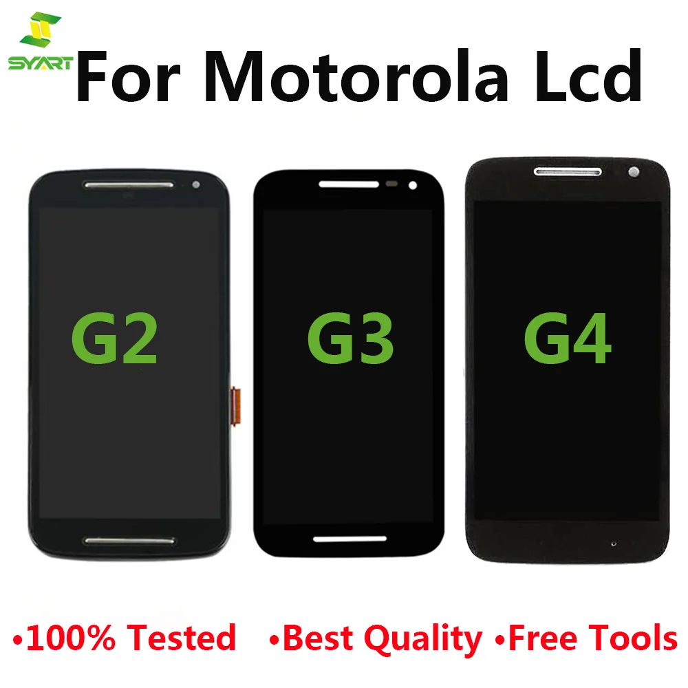 ЖК-дисплей с дигитайзером сенсорного экрана в сборе для Motorola Moto G G1 XT1032 G2 XT1063 XT1064 G3
