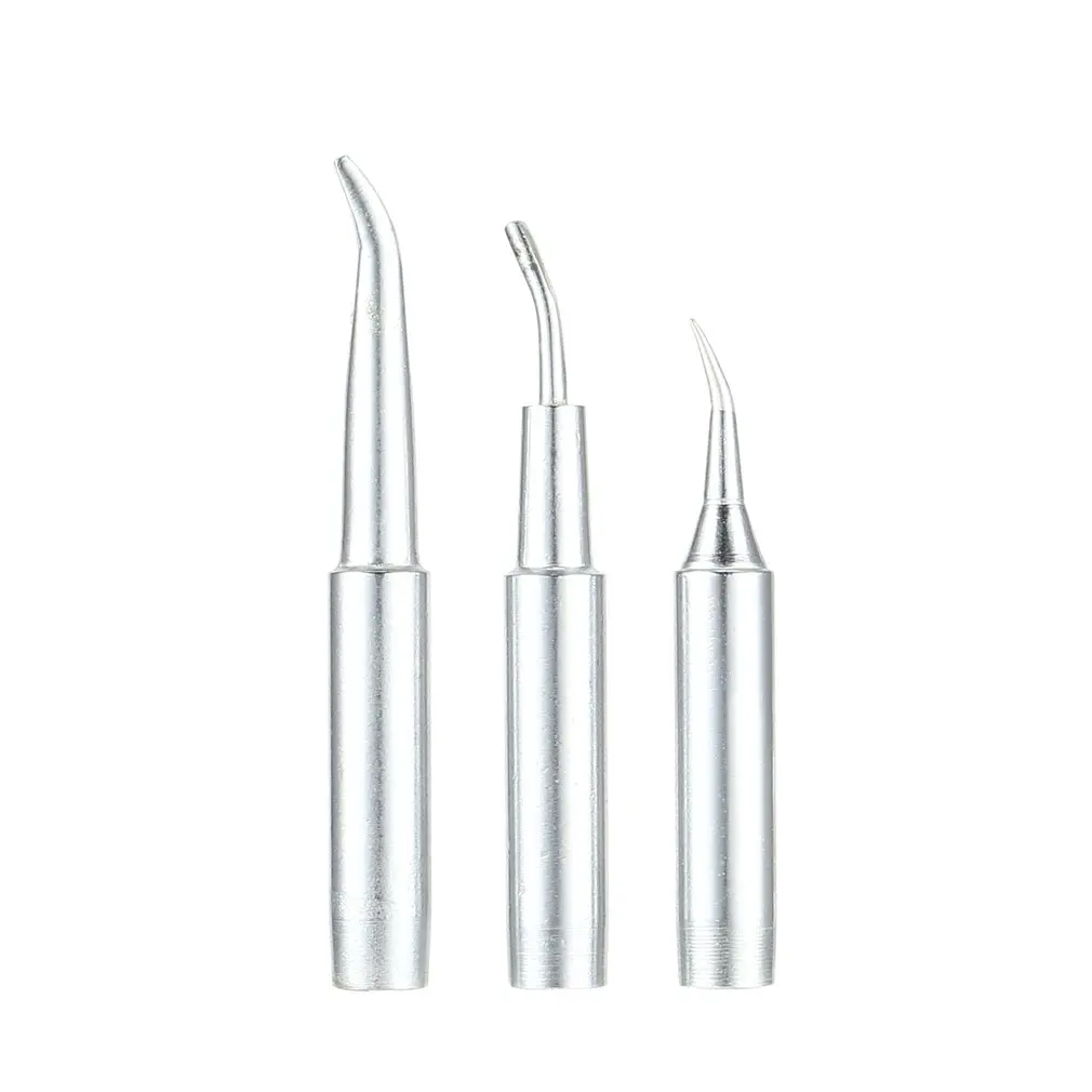 

3PCS 900M Solder Soldering Iron Tip Replacement Rework Station Tool Copper Lead-free Welding Head Bits Electric DIY Repair