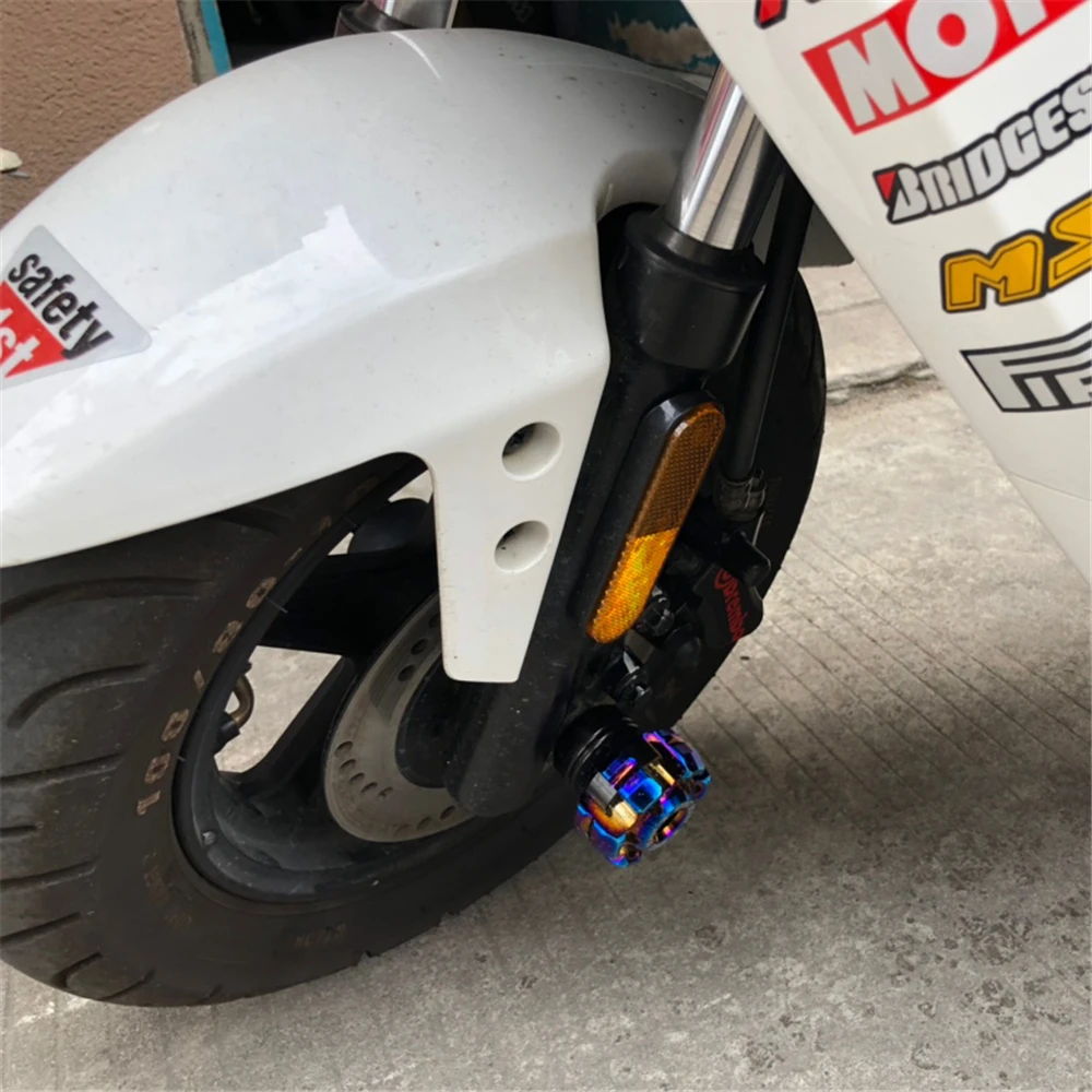 Spirit Beast Motorcycle Front Fork Sliders Dirt Bike Crash Pad Falling Protector Motocross Wheel Anti-Falling Protector Cup Spirit Beast Motorcycle Front Fork Sliders Dirt Bike Crash Pad Falling Protector Motocross Wheel Anti-Falling Protector Cup