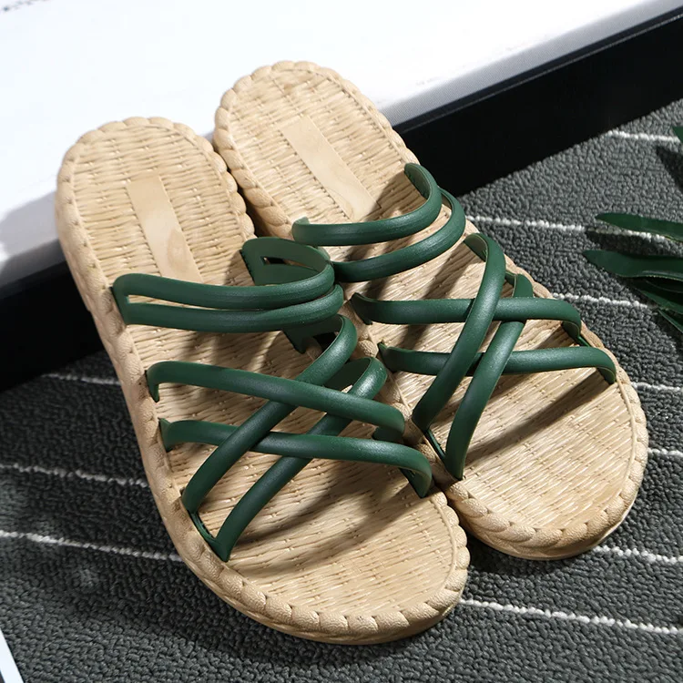 2020 Casual Shoes Men Women Sandals New 2020 Summer Style Fashion Flip Flops Quality Flats Solid Woman Men Slippers T014