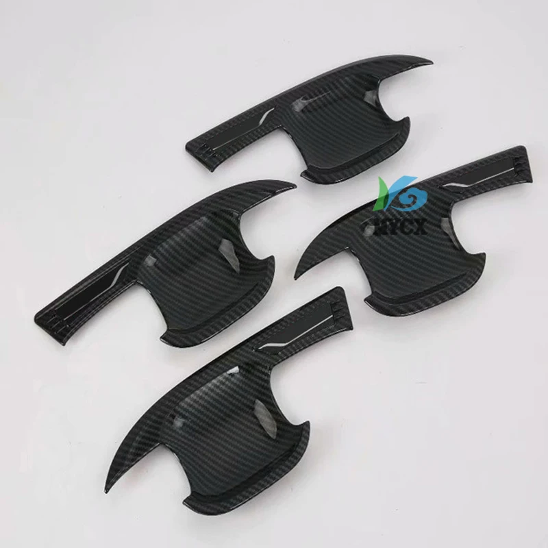 Подходит для Ford new Focus ABS углеродное волокно хромированная дверная ручка Чаша крышка чашки полость отделка Catch Garnish литье