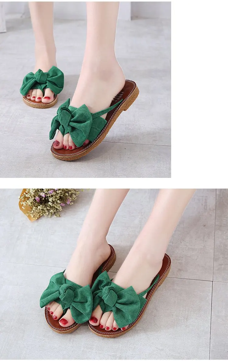 Women's shoes new women's summer fashion Joker flat-bottomed casual fashion slippers Korean women's sandals wholesale